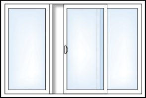 3 Panel Sliding Patio Door